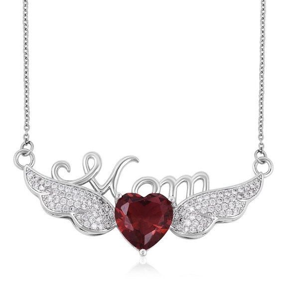 "MOM" Ruby Set - Picture 4 of 4